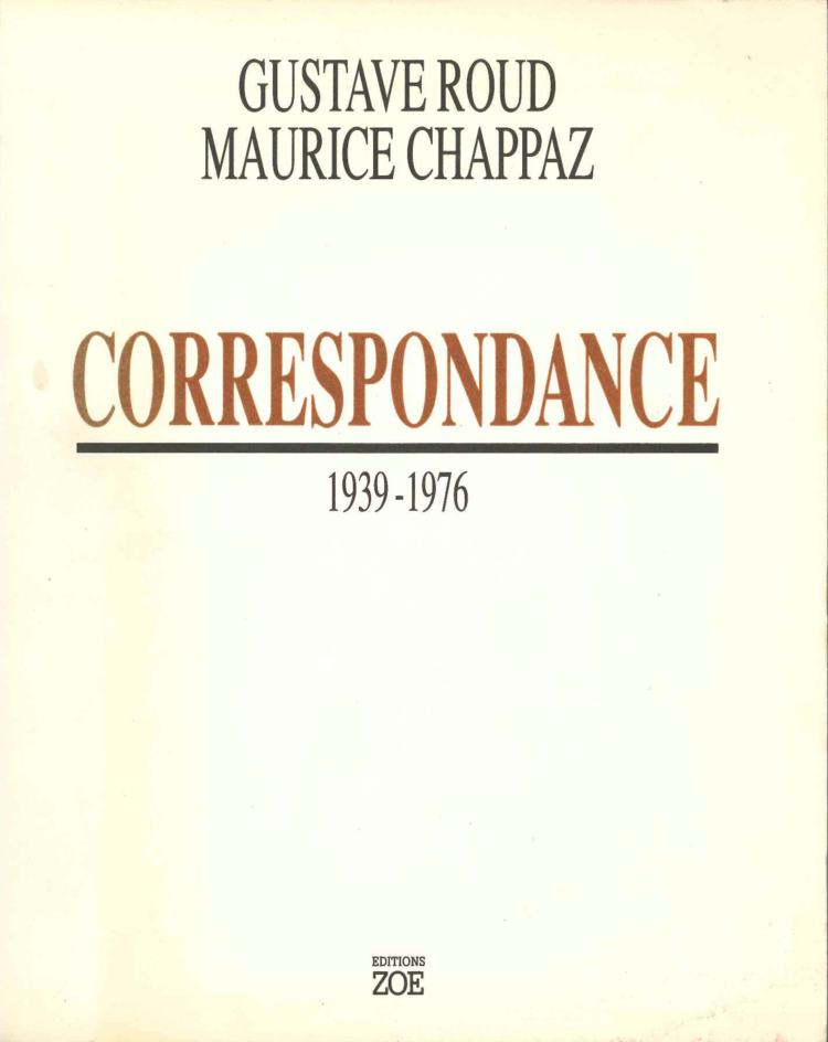 Correspondance 1939-1976