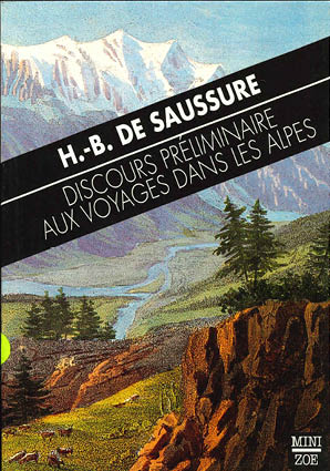 Discours préliminaire aux voyages dans es Alpes