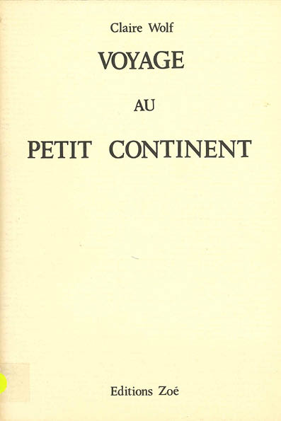 Voyage au Petit Continent